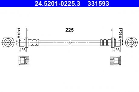 Автозапчастина ATE 24520102253