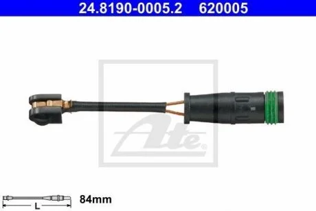 Датчик зносу гальмівних колодок ATE 24.8190-0005.2