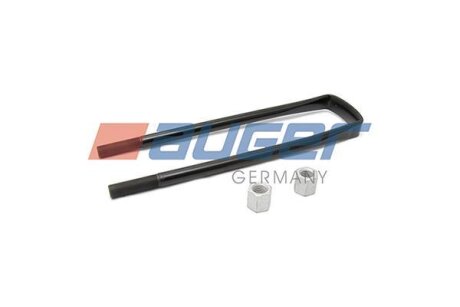 Скоба кріплення ресори 525мм M24x2мм MERCEDES ACTROS, ACTROS MP2 / MP3, AXOR 2, ZETROS 11.9D/15.9D/7.2D 04.96- AUGER 77596 (фото 1)