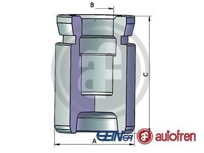 Поршень супорта гальмівного CHRYSLER T. PT CRUISER 00-10 AUTOFREN D025370