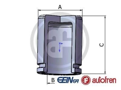 Поршень AUTOFREN D025711 (фото 1)