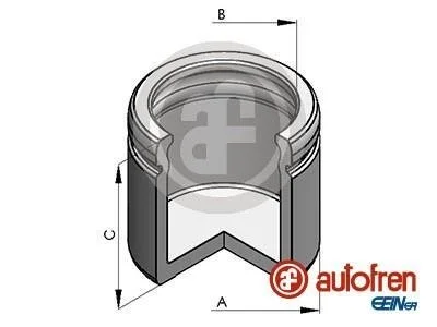 Поршень гальмівного супорта передн (57мм 51мм) AUDI A3, A4 ALLROAD B9, A4 B9, A5 FORD FOCUS III, FOCUS IV, KUGA II, KUGA III, TOURNEO CONNECT V408 NADWOZIE WIELKO, TRANSIT CONNECT 1.0-3.0D 07.12- AUTOFREN D025735