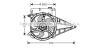 Радиатор GOLF4/A3/TT/LEON BRAZED (Ava) AVA COOLING AI2129 (фото 3)