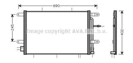 Радіатор кондиціонера AVA COOLING AI5239
