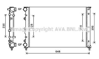 Теплообменник AVA COOLING AL2144 (фото 1)