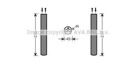 Осушувач AVA COOLING AUD216