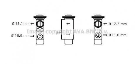 Расширительный клапан, кондиционер AVA COOLING BW1238