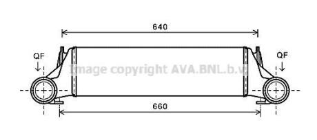 Интеркулер AVA COOLING BW4421 (фото 1)