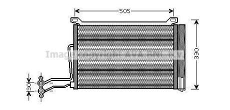 Конденсатор AVA COOLING BW5264D (фото 1)