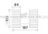 Вентилятор обігрівача салону BMW 3 (E46) (98-05) , X3 (E83) (04-) (BW8480) AVA