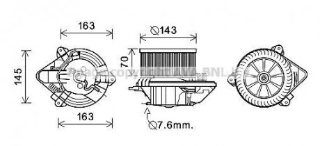 Электродвигатель AVA COOLING CN8510 (фото 1)