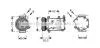 Компресор кондиціонера CITROEN BERLINGO, BERLINGO MULTISPACE, BERLINGO/MINIVAN, C3 II, C4, C4 GRAND PICASSO I, C4 I, C4 PICASSO I, C5 III, PEUGEOT 3008, 3008 I, 307, 308, 308 I 1.4D-2.0ALK 08.00- CNAK242