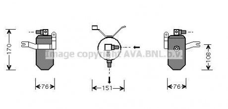 Осушувач кондиціонера AVA COOLING CND184 (фото 1)