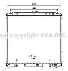 Теплообменник AVA COOLING DN2399 (фото 1)