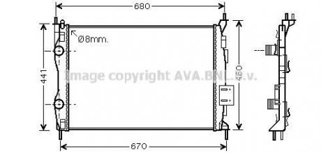 Теплообменник AVA COOLING DN2413 (фото 1)