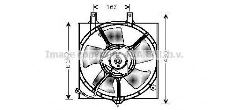 Вентилятор, охлаждение двигателя AVA COOLING DN7510