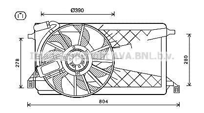 Вентилятор AVA COOLING FD7563 (фото 1)