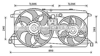 Вентилятор AVA COOLING FD7579