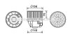 Вентилятор салону FORD C-MAX II, FOCUS III, FOCUS III/HATCHBACK, FOCUS III/KOMBI, GRAND C-MAX, KUGA II, TOURNEO CONNECT V408 NADWOZIE WIELKO, TRANSIT CONNECT 1.0-Electric 04.10- AVA COOLING FD8634 (фото 1)