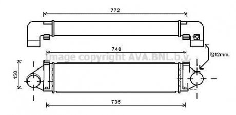 Интеркулер AVA COOLING FDA4481 (фото 1)