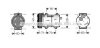 Компрессор кондиционера Ford Fiesta (01-), Transit (00-) (FDAK279) AVA
