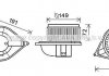 Вентилятор отопителя салона Fiat Ducato (94-06) (FT8426) AVA