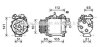 Компресор кондиціонера Honda CR-V III, IV (07-) 2.4 IVTEC (HDAK263) AVA