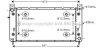 Радиатор, охлаждение двигателя AVA COOLING HR2001 (фото 1)