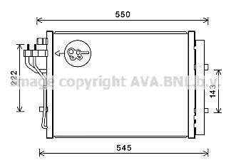 Конденсатор AVA COOLING HY5445D (фото 1)