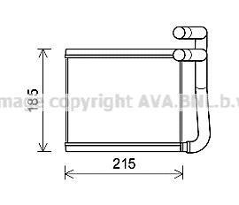 Радіатор обігрівача HYUN ACCENT 11- (вир-во) AVA COOLING HY6393 (фото 1)