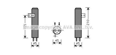 Осушувач кондиціонера AVA COOLING HYD157