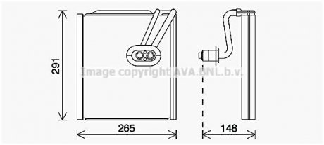 Випаровувач кондиціонера AVA COOLING HYV444