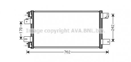 Конденсатор AVA COOLING JE5074 (фото 1)