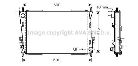 Теплообменник AVA COOLING JRA2037