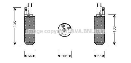 Осушувач кондиціонера AVA COOLING JRD029