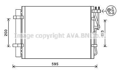 Конденсатор AVA COOLING KA5198D (фото 1)