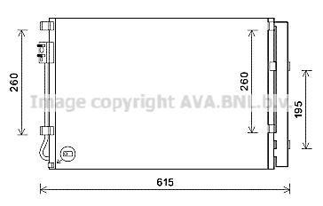 Конденсатор AVA COOLING KAA5280D (фото 1)