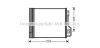 Конденсер SMART FORTWO 1.0 07- AVA COOLING MCA5013D (фото 1)