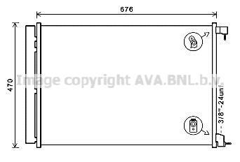 Конденсатор AVA COOLING MS5678D (фото 1)