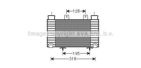 Інтеркулер FORD RANGER, MAZDA BT-50 2.5D/3.0D 05.06-12.15 AVA COOLING MZA4250