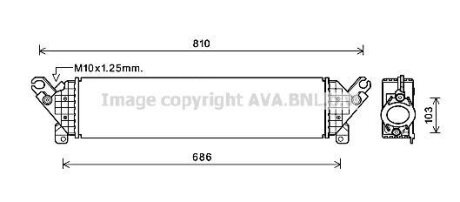 Теплообменник AVA COOLING MZA4277 (фото 1)