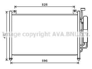 Конденсер MAZDA 2 1.3 07- AVA COOLING MZA5236D (фото 1)