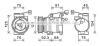 КОМПРЕССОР КОНДИЦИОНЕРА MAZDA 3 (BK) 2.3 MPS2.3 MZR SPORT 03-09, 6 (GG) 1.82.02.32.3 MPS TURBO 02-07, 6 HATCHBACK (GG) 1.82.02.3 02-07, 6 STATION WAGO MZAK219