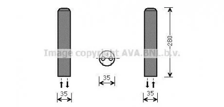 Осушувач кондиціонера AVA COOLING MZD234