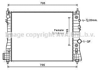 Фото 1 - теплообменник AVA COOLING OL2655 Теплообменник AVA COOLING OL2655 (фото 1)