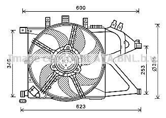 Вентилятор AVA COOLING OL7660