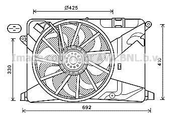 Вентилятор AVA COOLING OL7669
