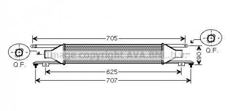 Интеркулер AVA COOLING OLA4420