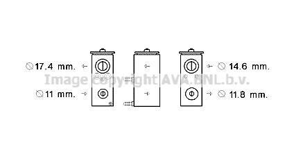 Клапан AVA COOLING PE1376