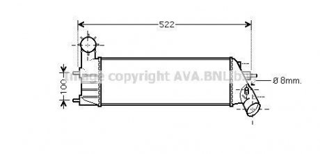 Інтеркулер AVA COOLING PEA4261